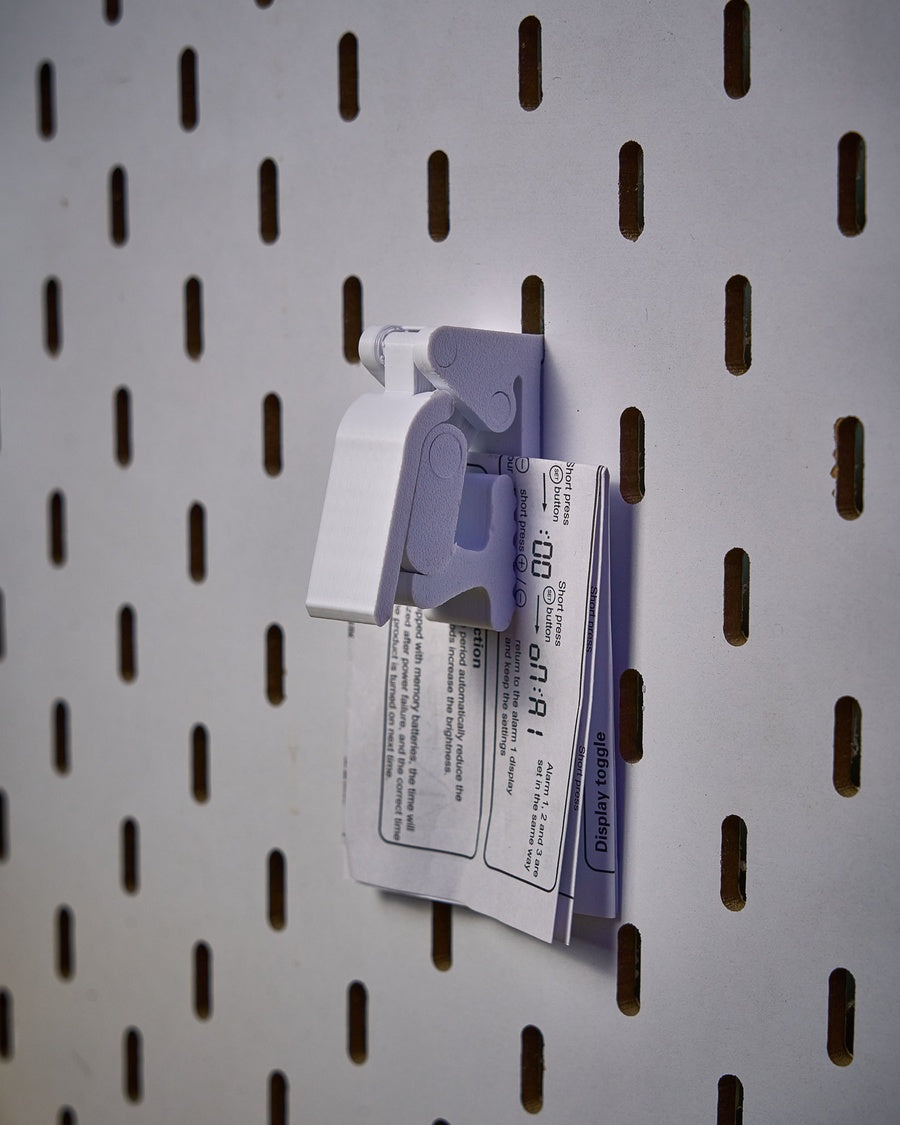 مشبك pegboard