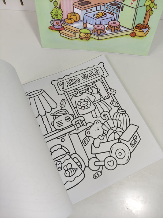 coloring book "Little corner"