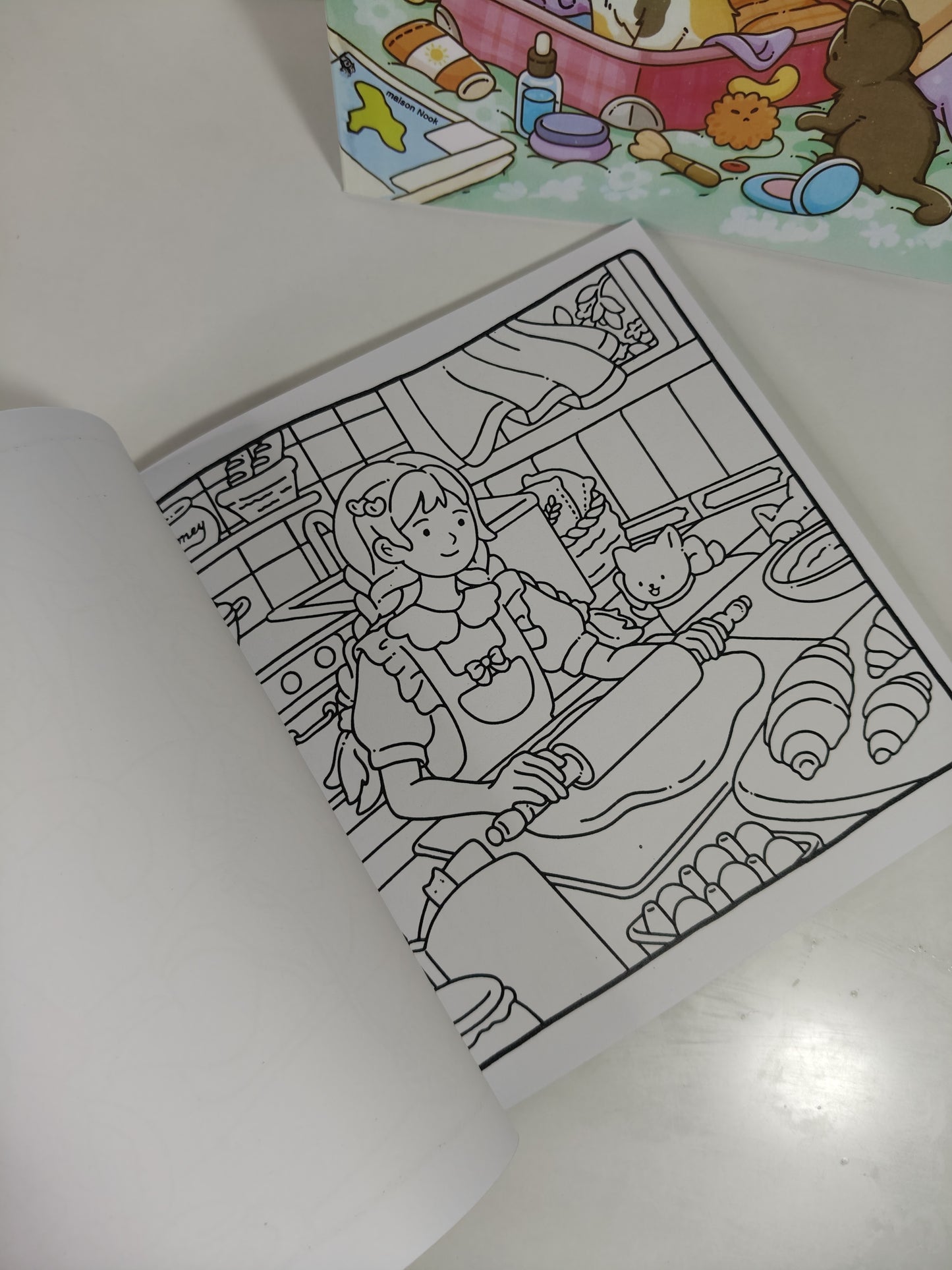 coloring book "cat&chill"