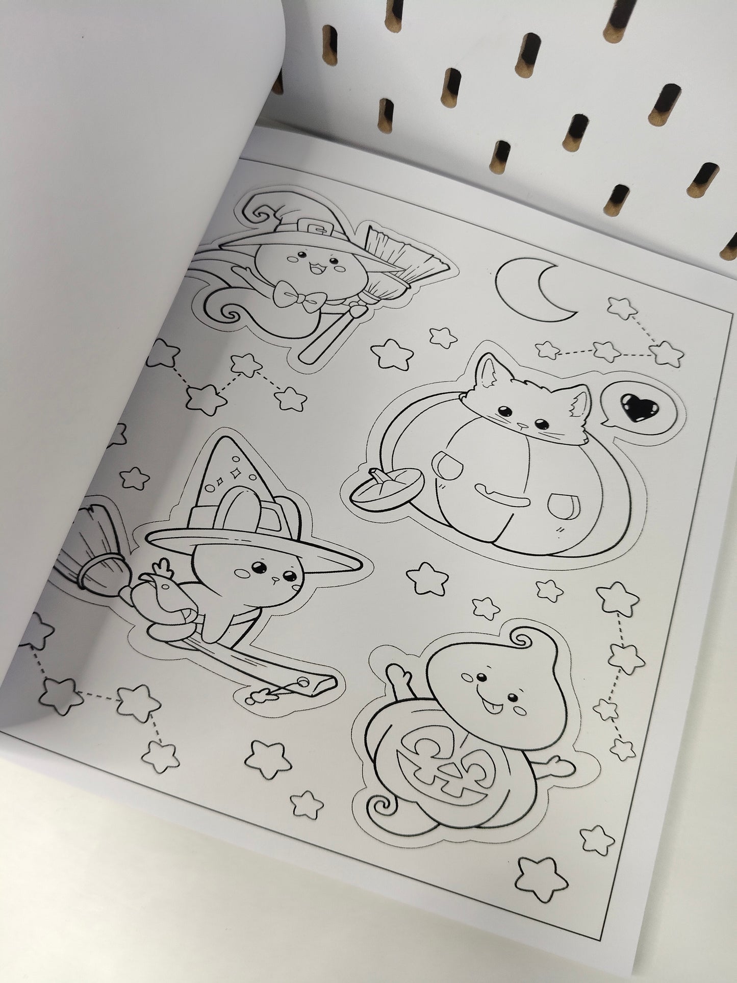 Colouring book "Cute Witch Stuff"