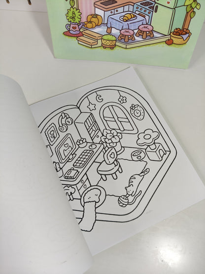 coloring book "Little corner"