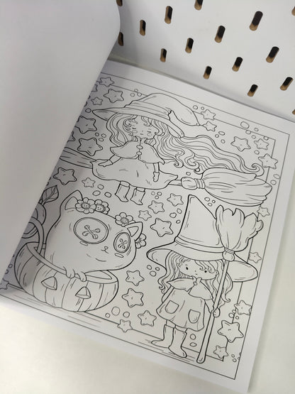 Colouring book "Cute Witch Stuff"