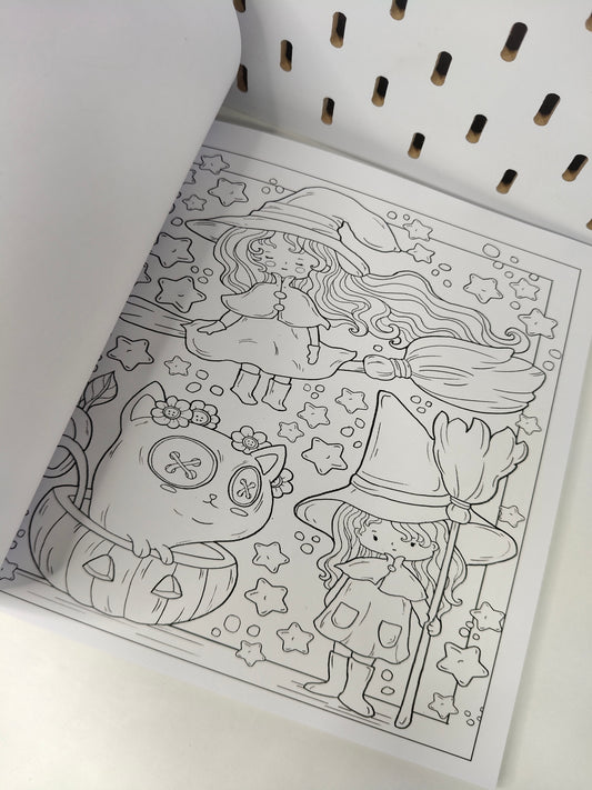 Colouring book "Cute Witch Stuff"