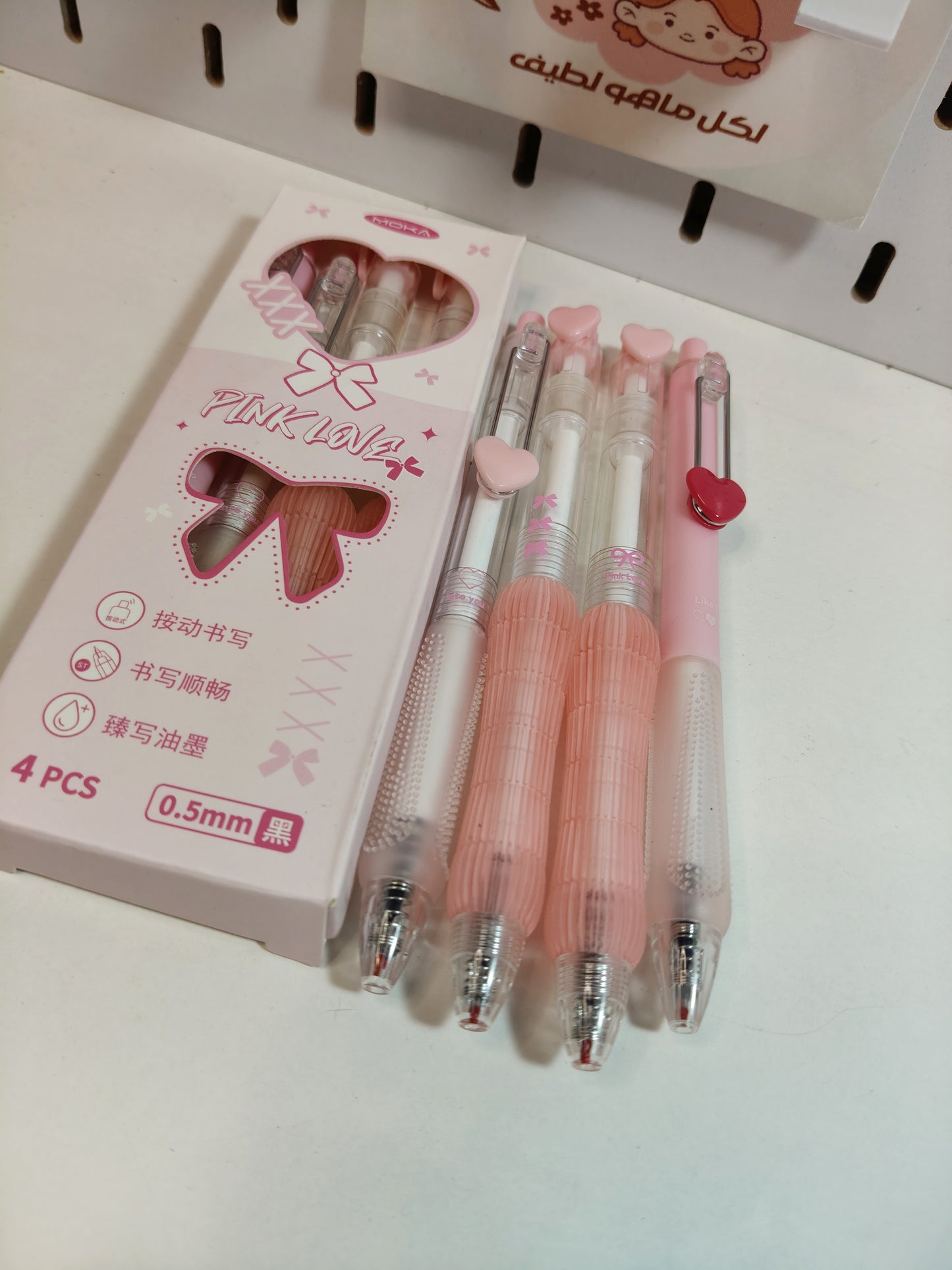 قلم حبر كوري pink