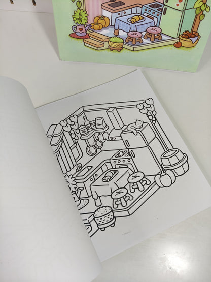coloring book "Little corner"