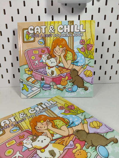 coloring book "cat&chill"