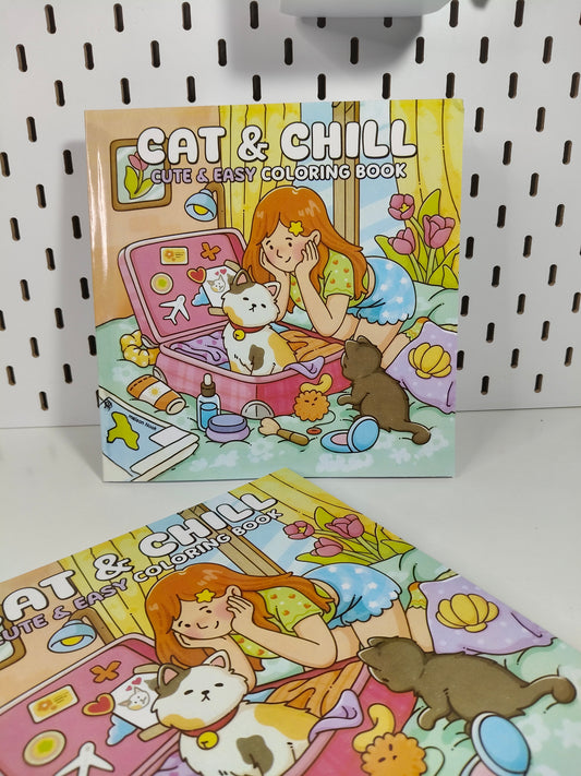 coloring book "cat&chill"