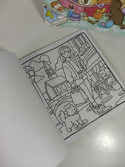 coloring book "cat&chill"